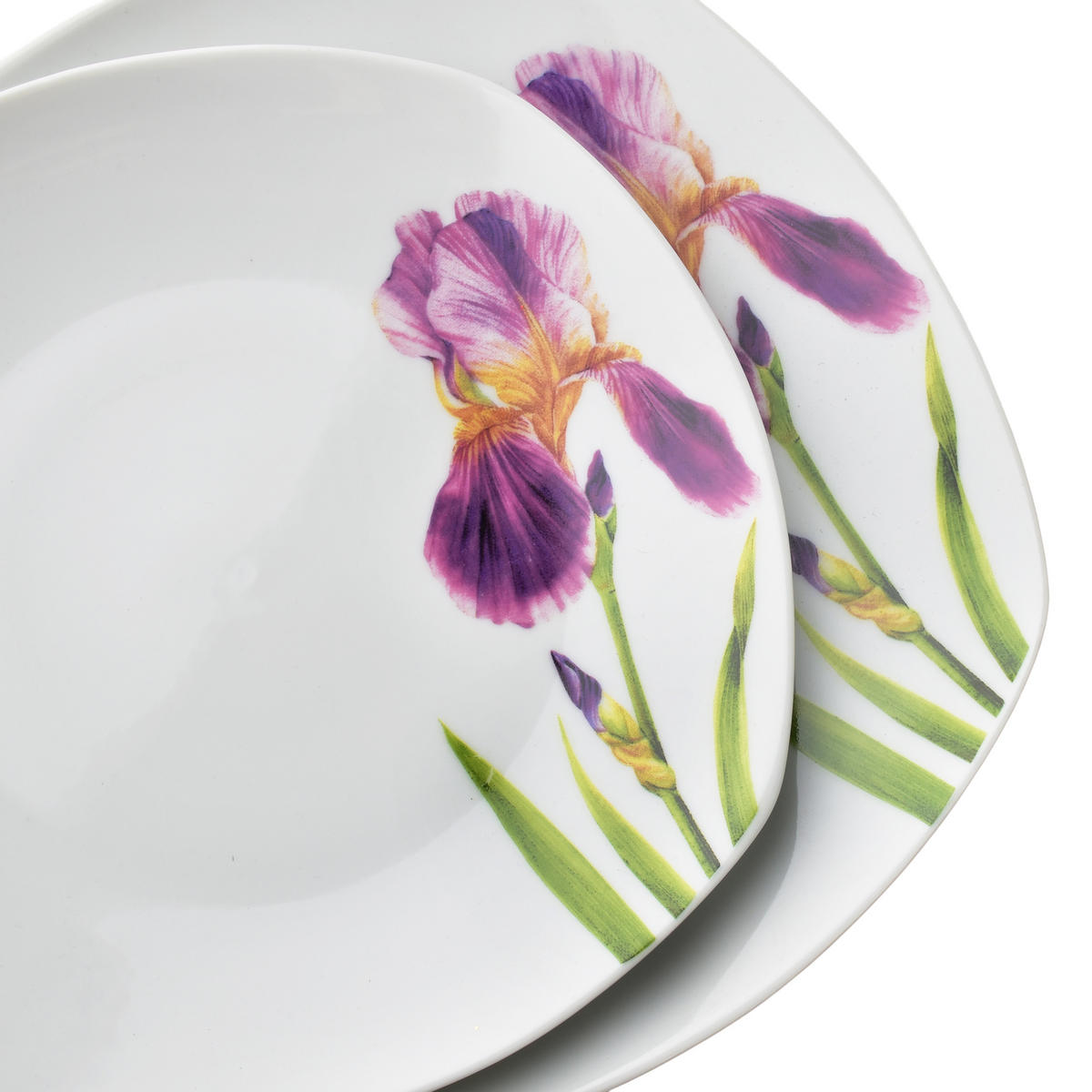 GESCHIRR-SET Lea 18-tlg Bronze 30/30/20cm Porzellan - Dunkelrosa, Keramik (30/20/30cm) - Mondex