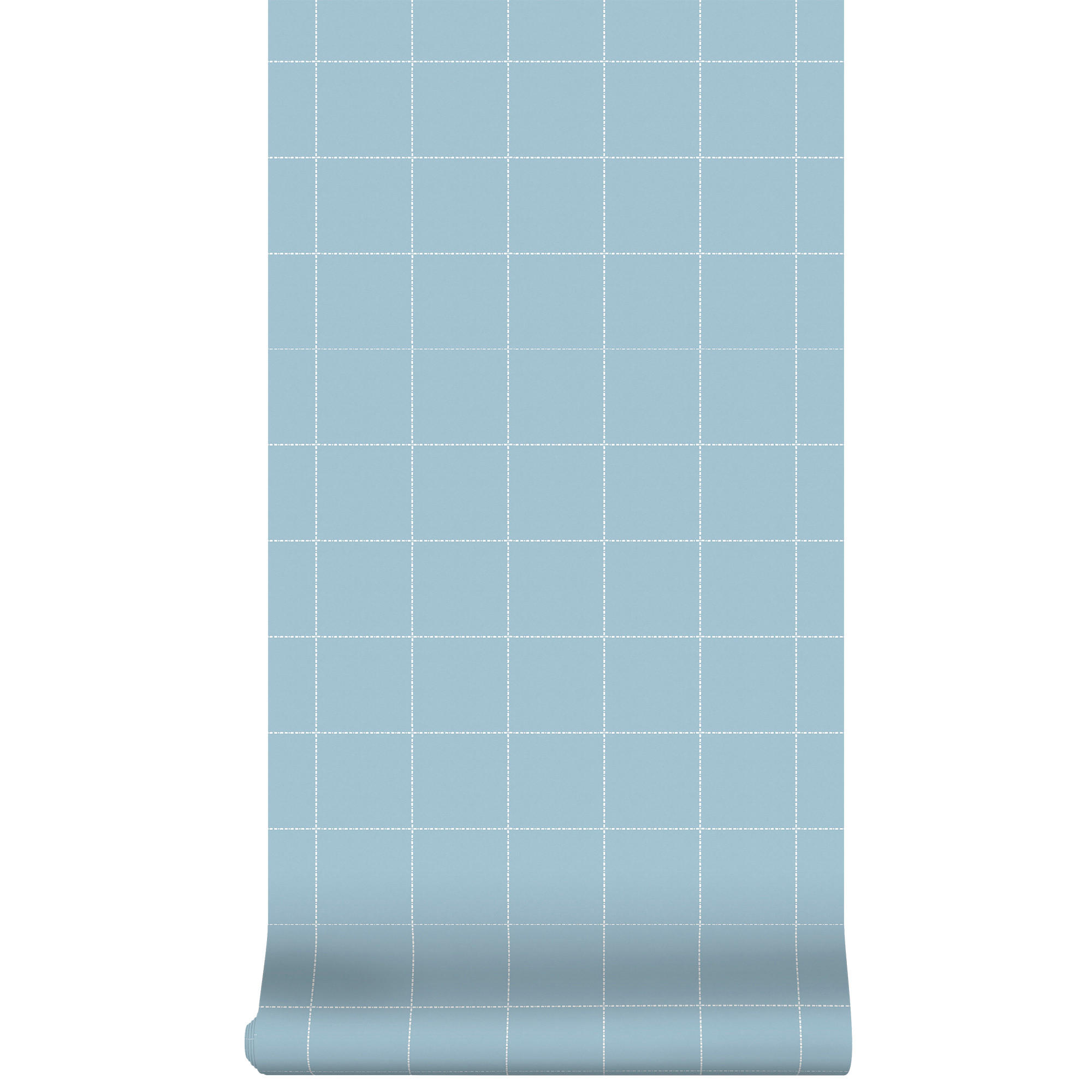 VLIESTAPETE - Quadratisch blau - Blau, Papier/Kunststoff (53/1000cm) - Superfresco Easy