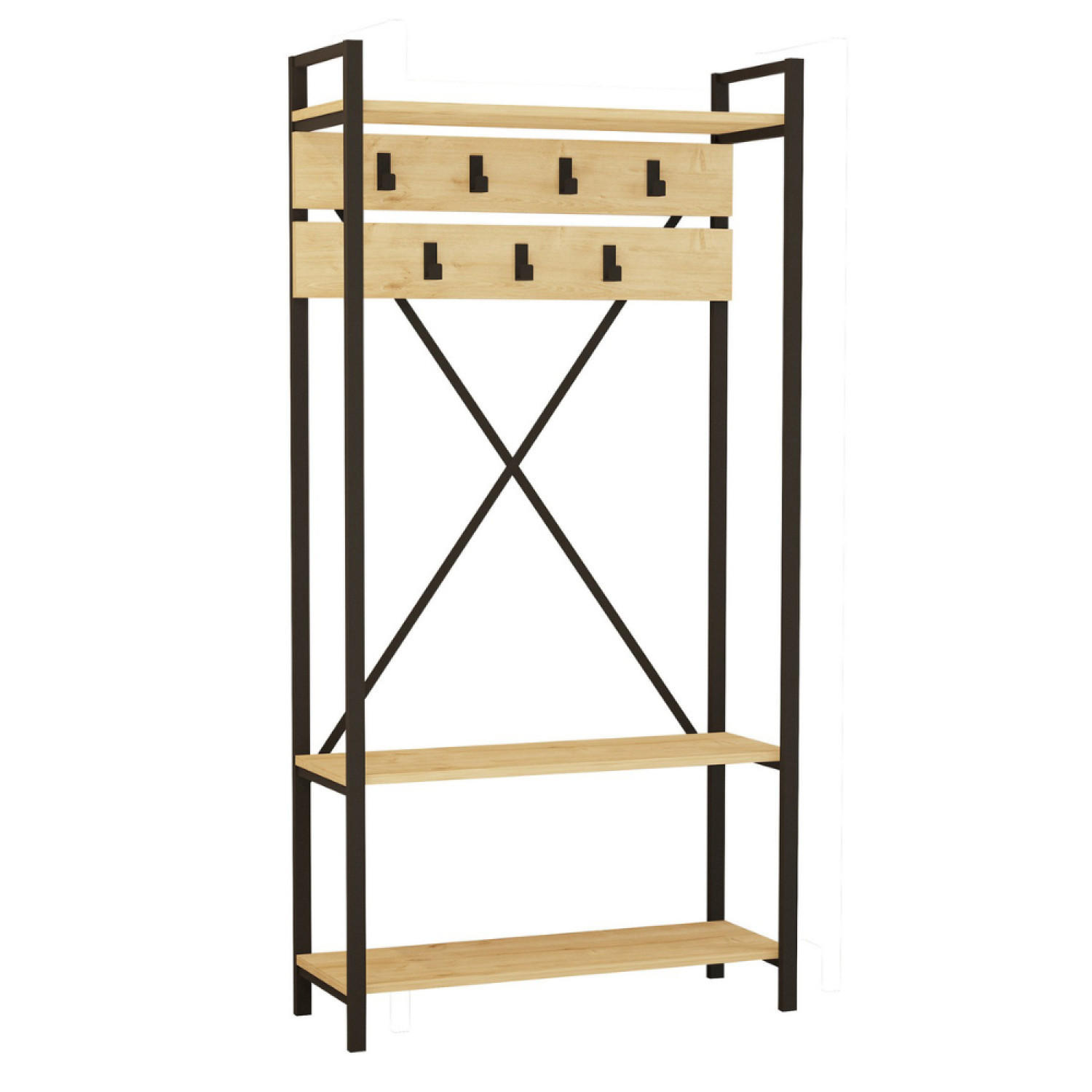 FLURMÖBEL Lubin Gold - Goldfarben, Holzwerkstoff (90/180/34cm) - Concept Usine
