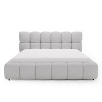 POLSTERBETT Modo 200x200 Bouclé-Stoff Grau - Grau, Textil (200/200cm) - Graingold