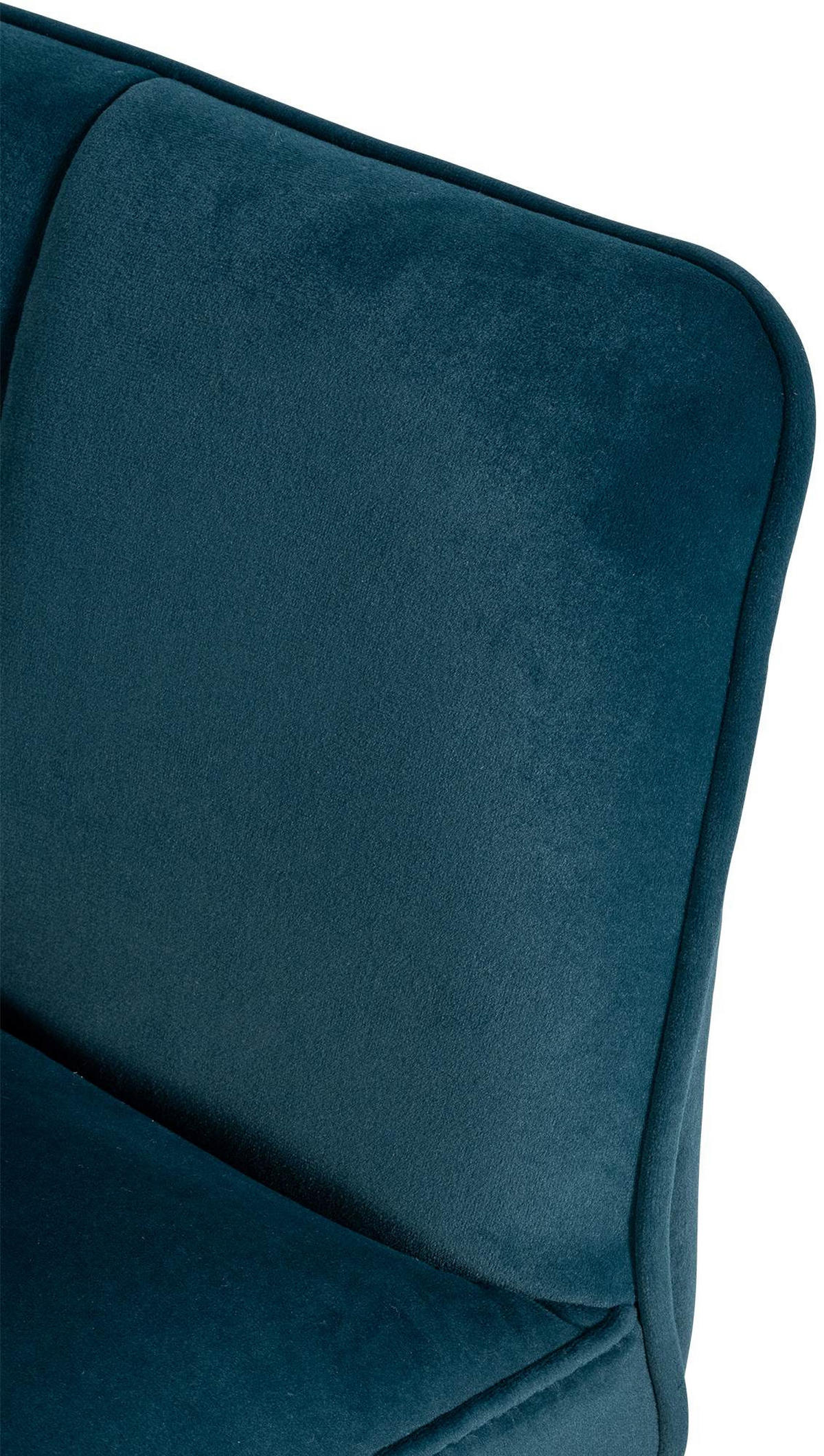 BARHOCKER 2er Set Samt Grün - Edelstahlfarben/Grün, Textil (64/110/48cm) - CLP