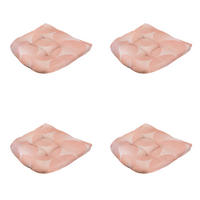 SITZKISSEN Napels - Rosa - 46/46/6 cm - 4er-Set - Pink, Textil (46/6/46cm) - Madison