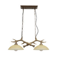 PENDELLEUCHTE Xaveria 30/32/80 cm - Braun, Holz (30/32/80cm) - Nettlife
