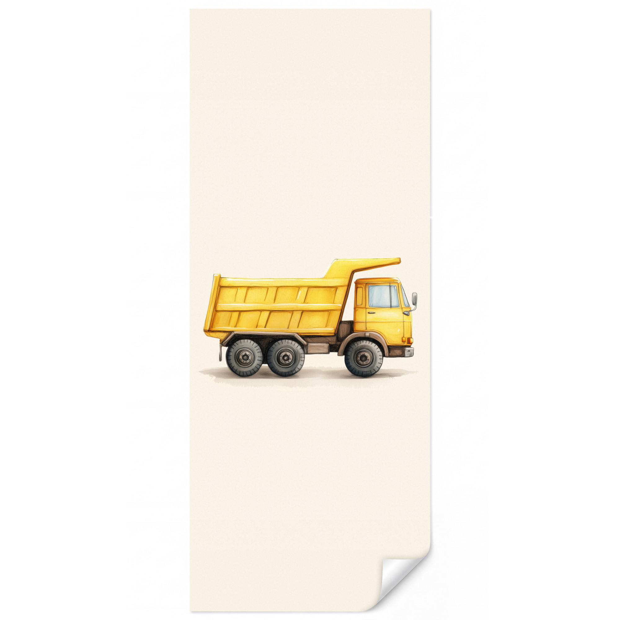 OnlyWow Kindertapete Gelb 100x260 cm