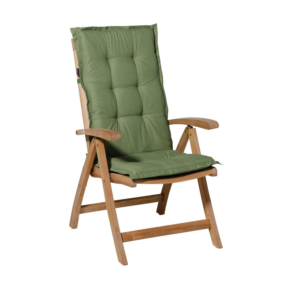 GARTENSTUHLKISSEN Basic 105/50 cm 4er-Set - Grün, Textil (50/6/105cm) - Madison