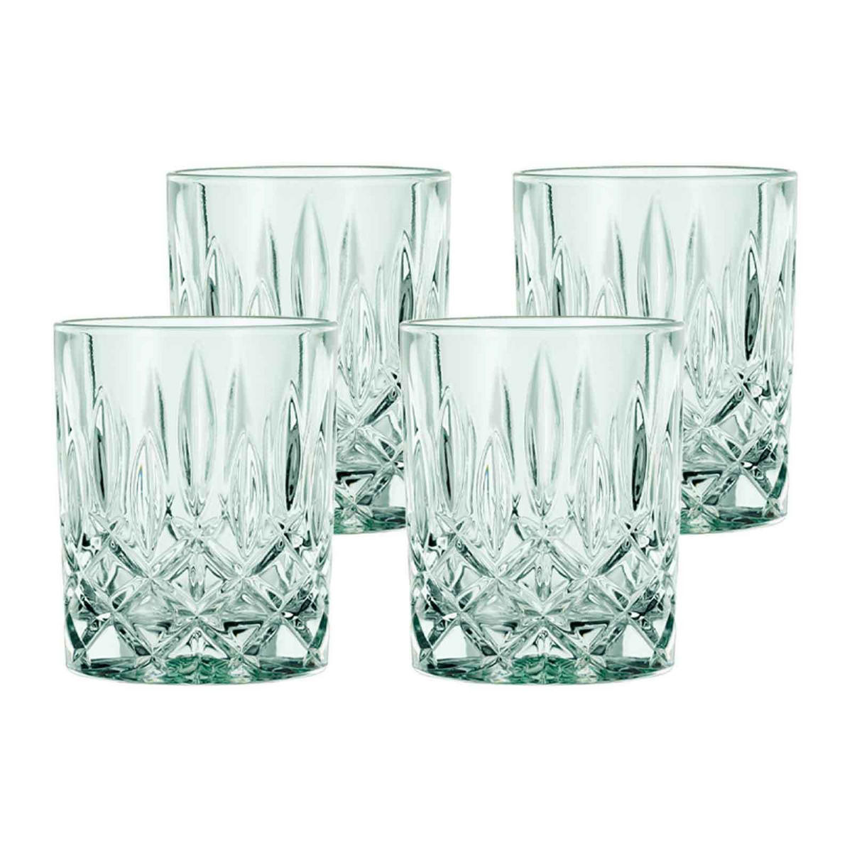 WHISKYBECHER Noblesse Fresh mint 295 ml 4er Set - Mintgrün, Glas (0.295L) - Nachtmann