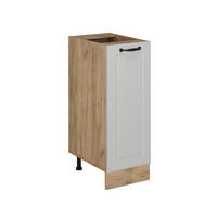 APOTHEKERSCHRANK R-Line Weiß Landhaus 30 cm ohne Arbeitsplatte - Honigeiche/Eiche Wotan, Holzwerkstoff (30/81.6/46cm) - Vicco