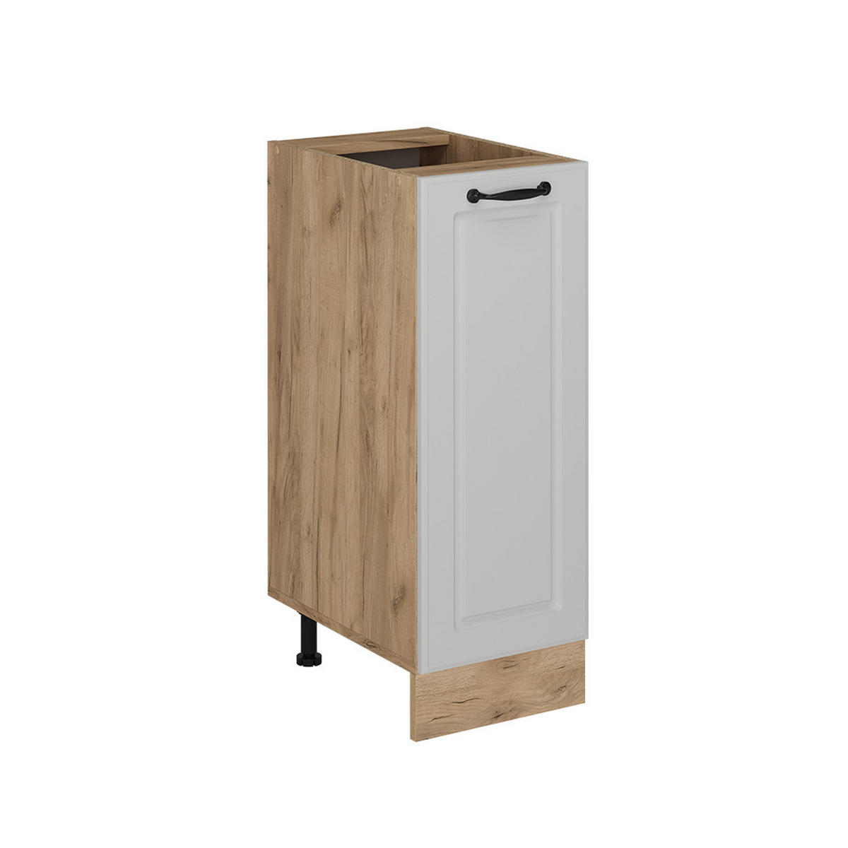 APOTHEKERSCHRANK R-Line Weiß Landhaus 30 cm ohne Arbeitsplatte - Honigeiche/Eiche Wotan, Holzwerkstoff (30/81.6/46cm) - Vicco