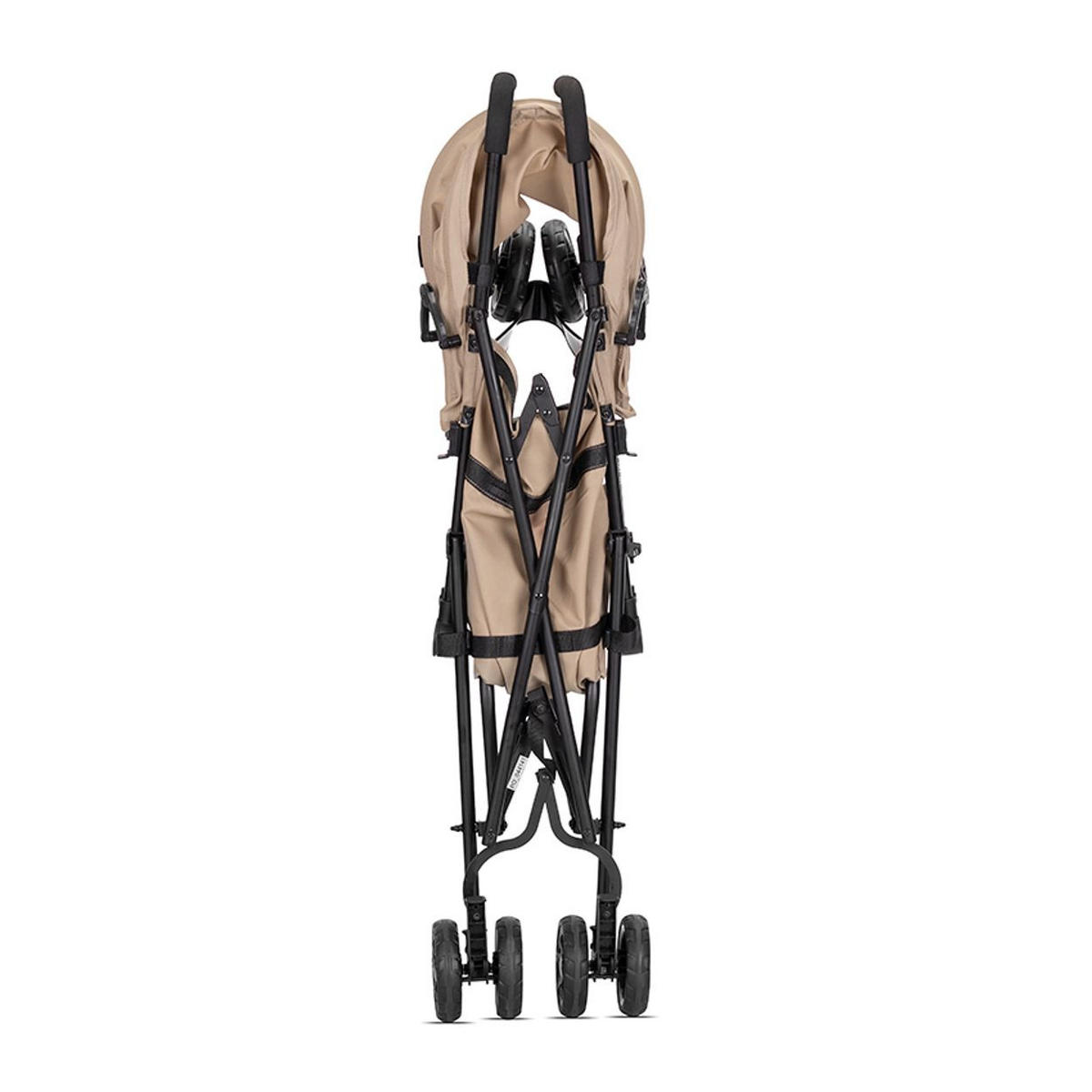 BUGGY Vaya beige/braun verstellbares Sonnendach, klappbar, Fußstütze - Beige, Metall (80/41/97cm) - Lorelli