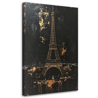 LEINWANDBILD Städte & Architektur 60x90cm - Schwarz, Textil (60/90cm) - Feeby