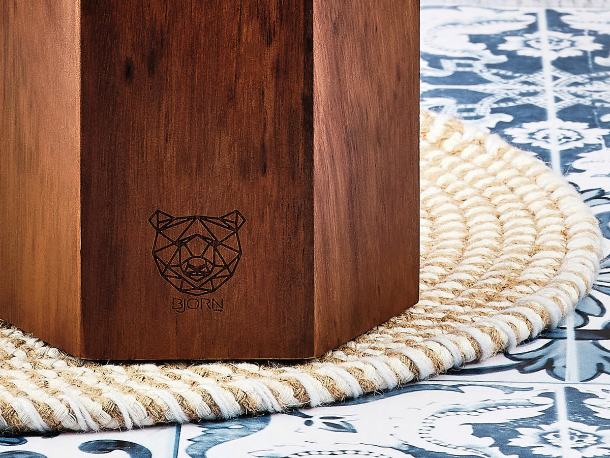 MESSERBLOCK Magnetischer Imatra - Braun, Holz (13/39/12cm) - Björn