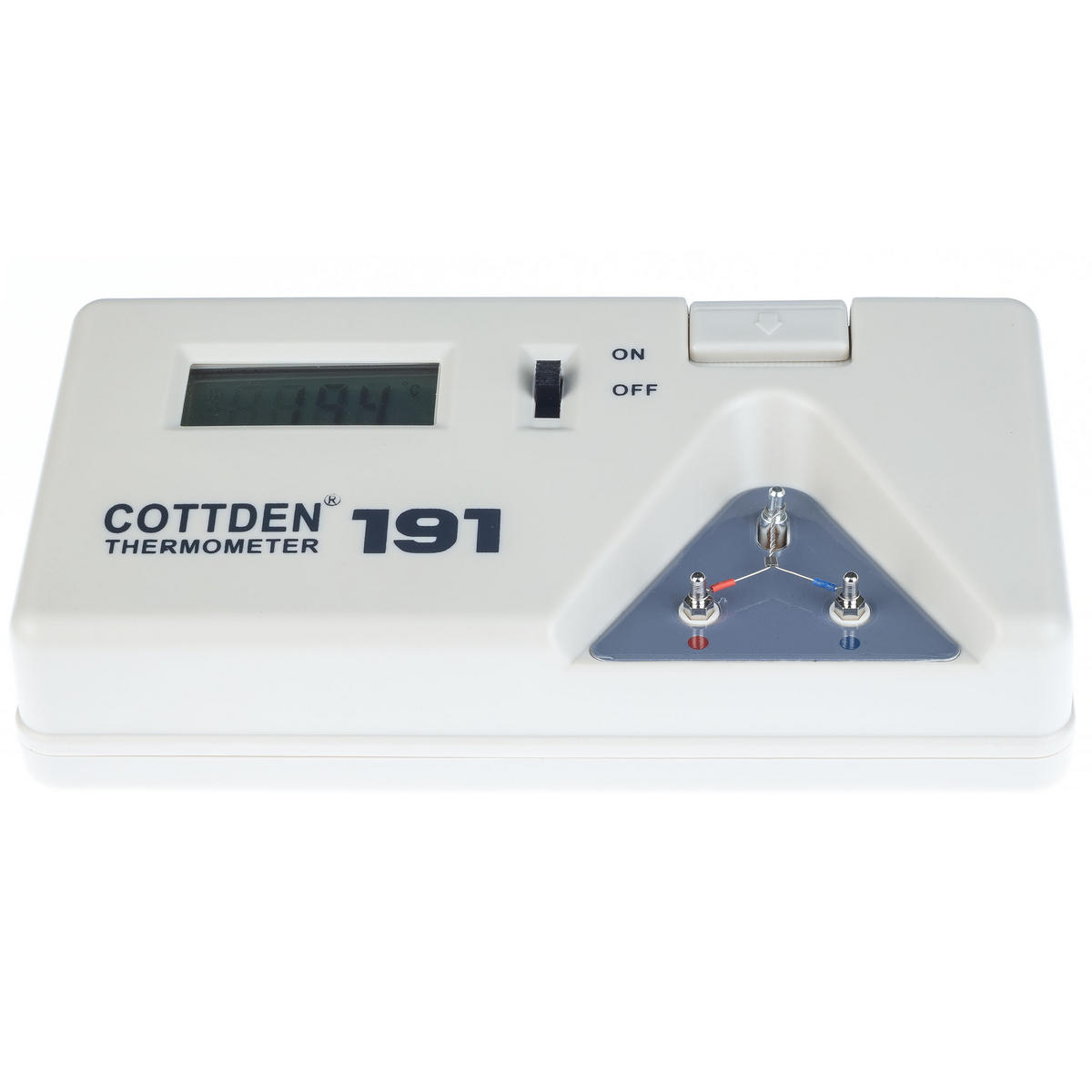 TEMPERATURMESSGERÄT 191 - für Lötkolben, K-Thermoelement, 0-600 °C, 3,5 Zoll LCD, 10 Sensoren, 6F22 Batterie, Set - Multicolor, Kunststoff/Metall (16/8/4cm)