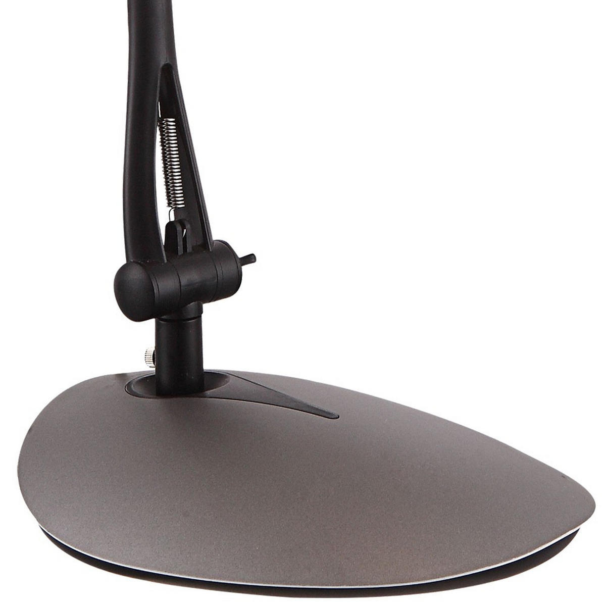 LED TISCHLEUCHTE BEAVER Chrom Dunkelgrau - Grau, Metall (63.5/18/52cm) - Globo Lighting