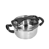TOPF Gabro Silber 32/24/15 cm Metall - Silberfarben, Metall (24cm) - Mondex