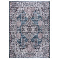 TEPPICH DUBAI petrol orientalisch 120/180 cm - Petrol, Textil (120/180cm) - Tapiso