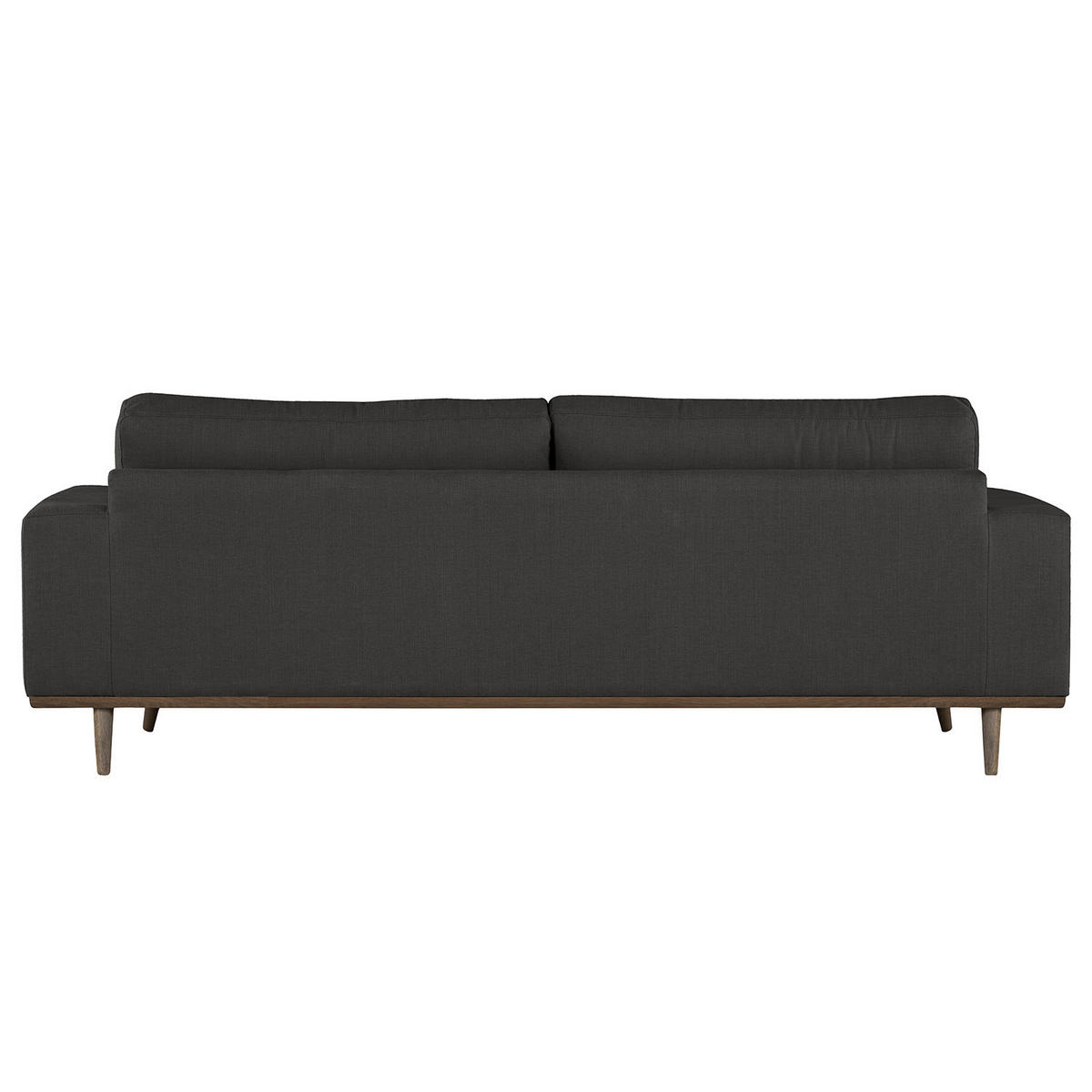 2-SITZER SOFA - Eichefarben/Anthrazit, Naturmaterialien/Eichenholz (197/81/88cm) - home24