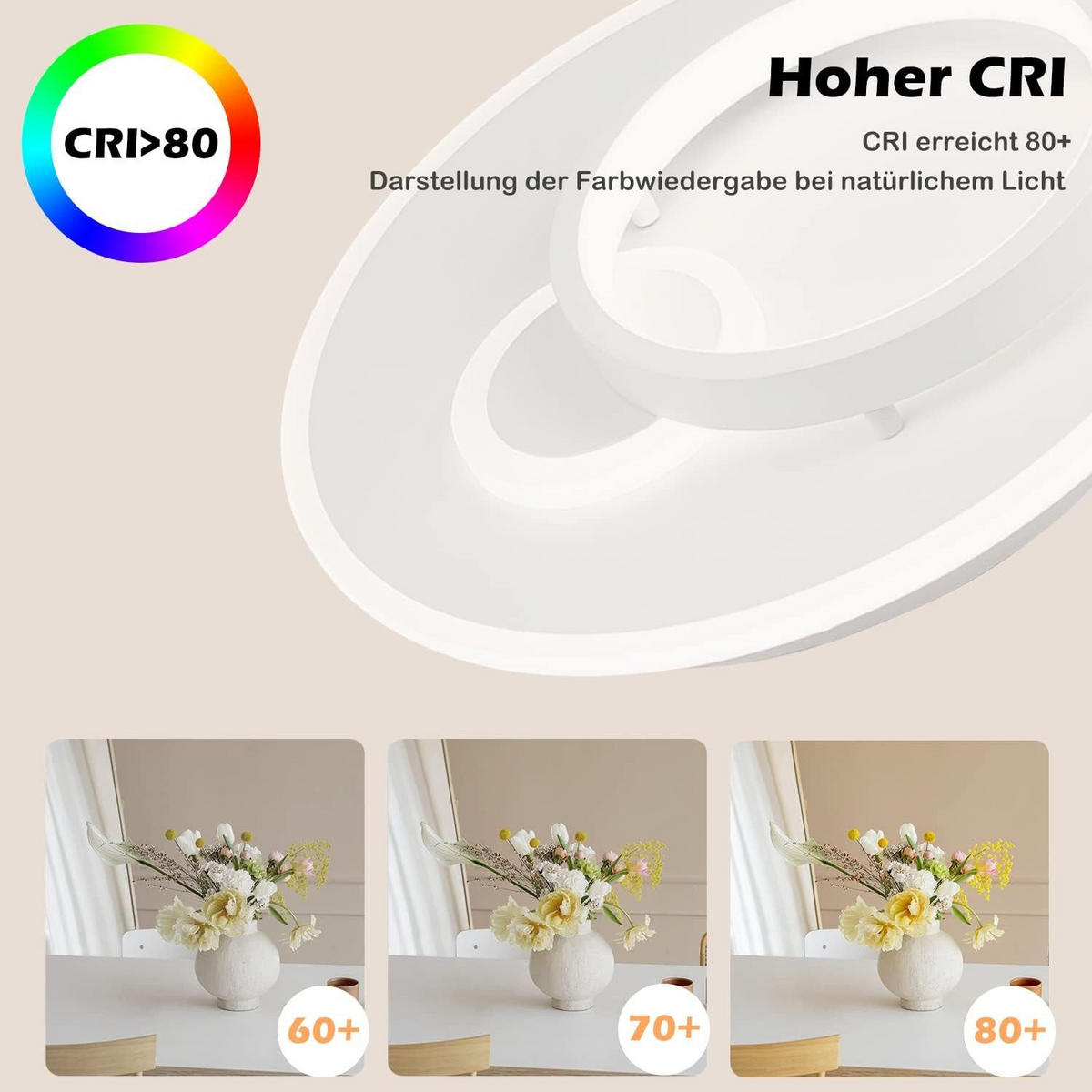 LED-DECKENLEUCHTE Peter 31 cm - Weiß, Kunststoff (31/31/8.5cm) - Nettlife
