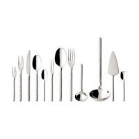 TAFELBESTECK Montauk silber 70er Set - Silberfarben, Metall - Villeroy & Boch