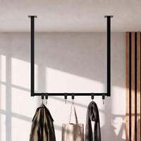KLEIDERSTANGE Metall Schwarz - Schwarz, Metall (60/60/7cm) - CLP