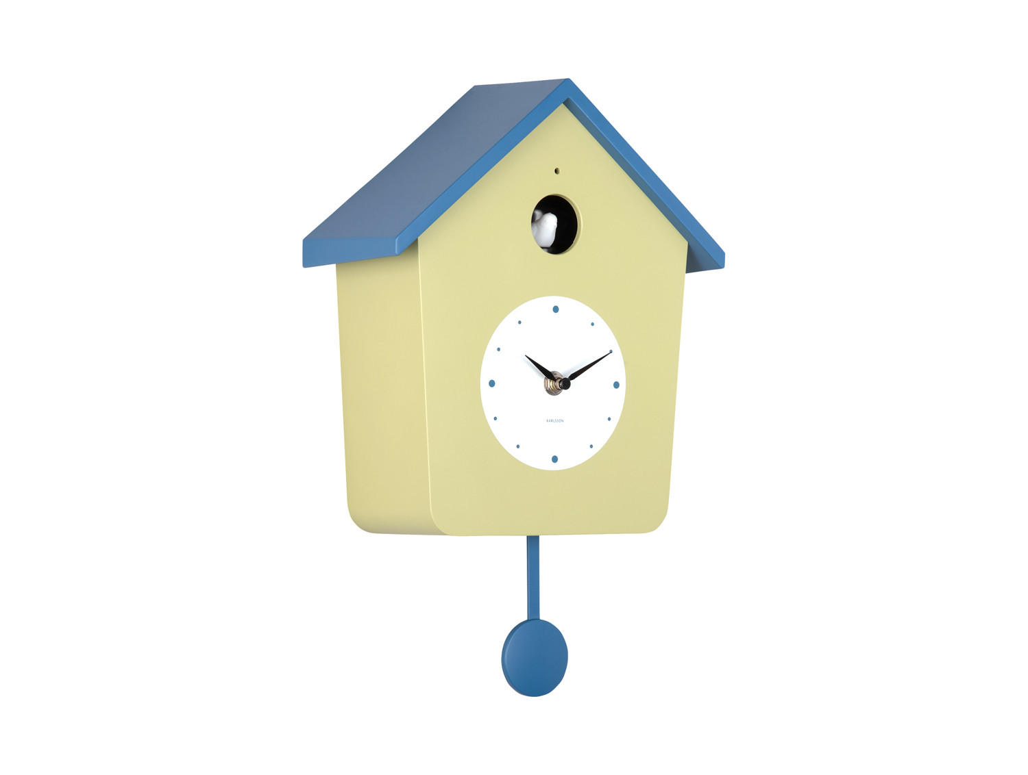 WANDUHR Cuckoo 23/10/26 cm - Grün, Kunststoff (10/26/23cm) - Karlsson