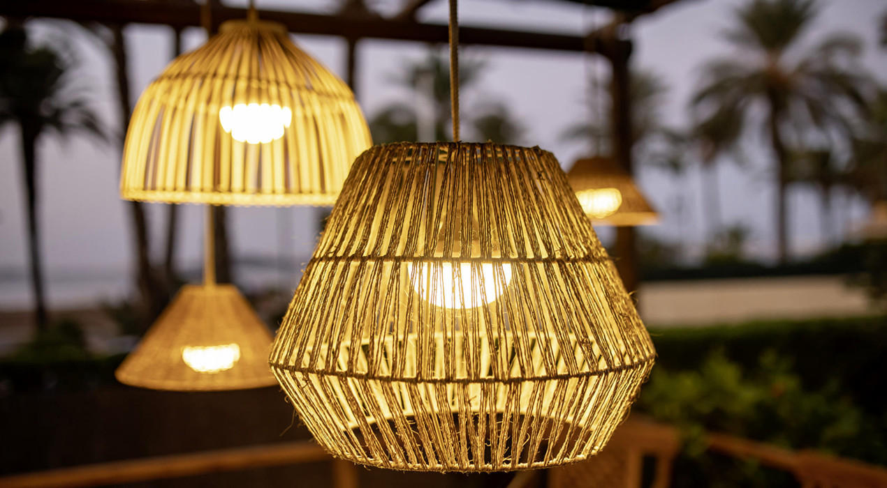 Stimmungsvolle Beleuchtung im Boho-Style