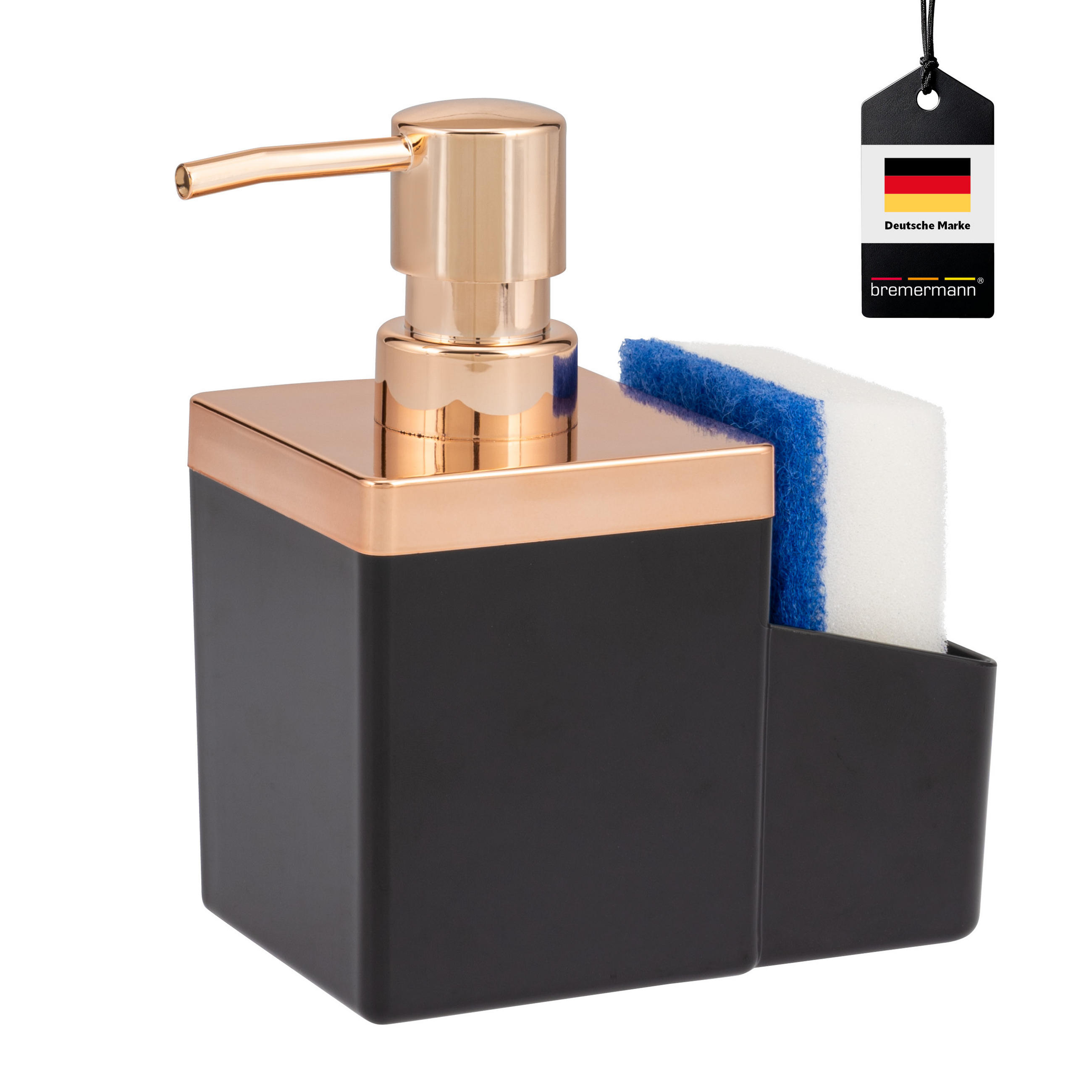 SPÜL-SET, schwarz - Schwarz, Kunststoff (12/14/6.5cm) - bremermann