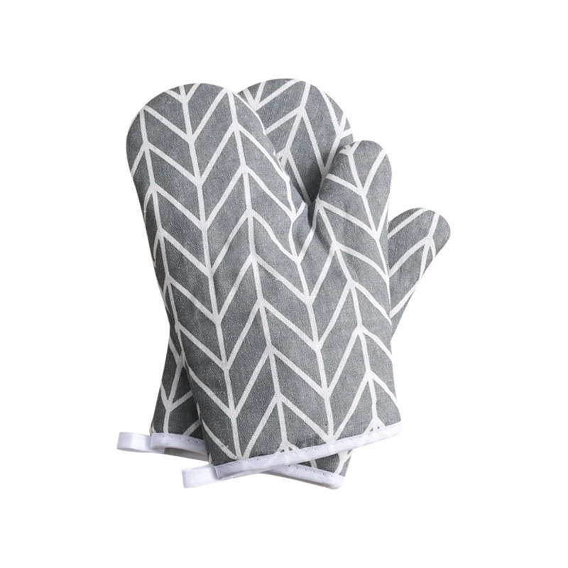 OFENHANDSCHUHE - 13 x 26 cm - Grau - 2 Stück - Grau, Textil (26/13cm)