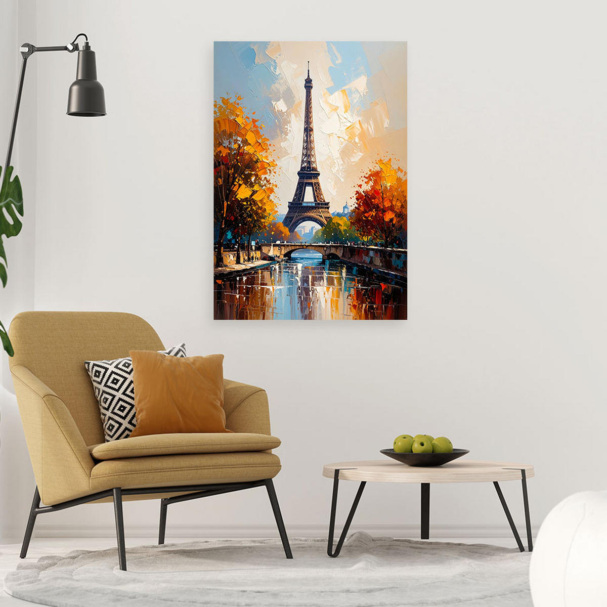 LEINWANDBILD Städte & Architektur 80x120cm - Beige, Textil (80/120cm) - Feeby