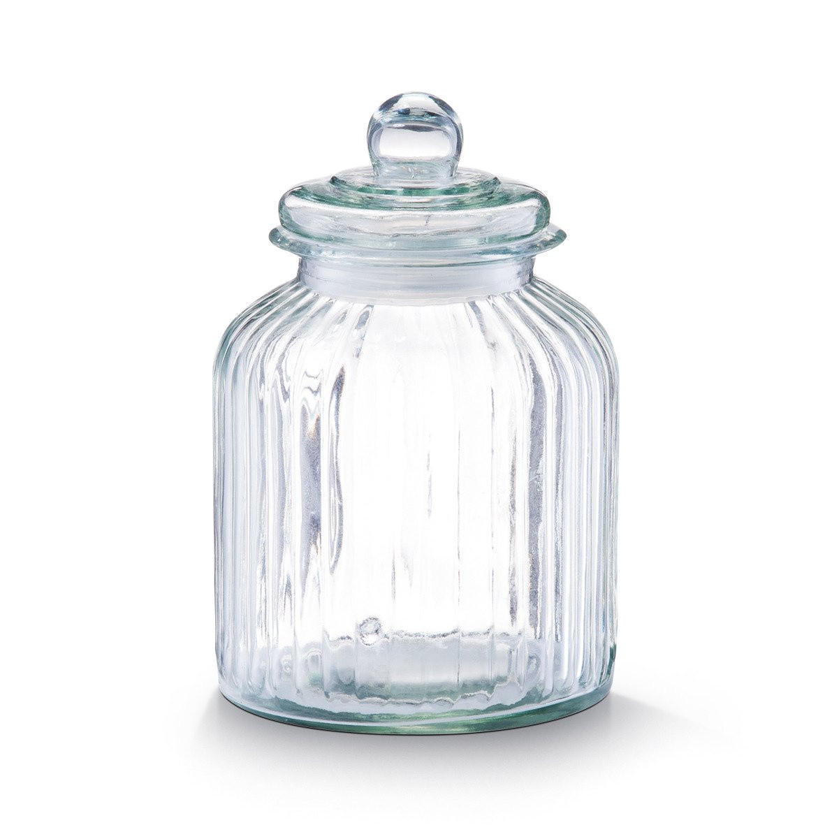Zeller Glas-Footdose Transparent 18x26x18 cm