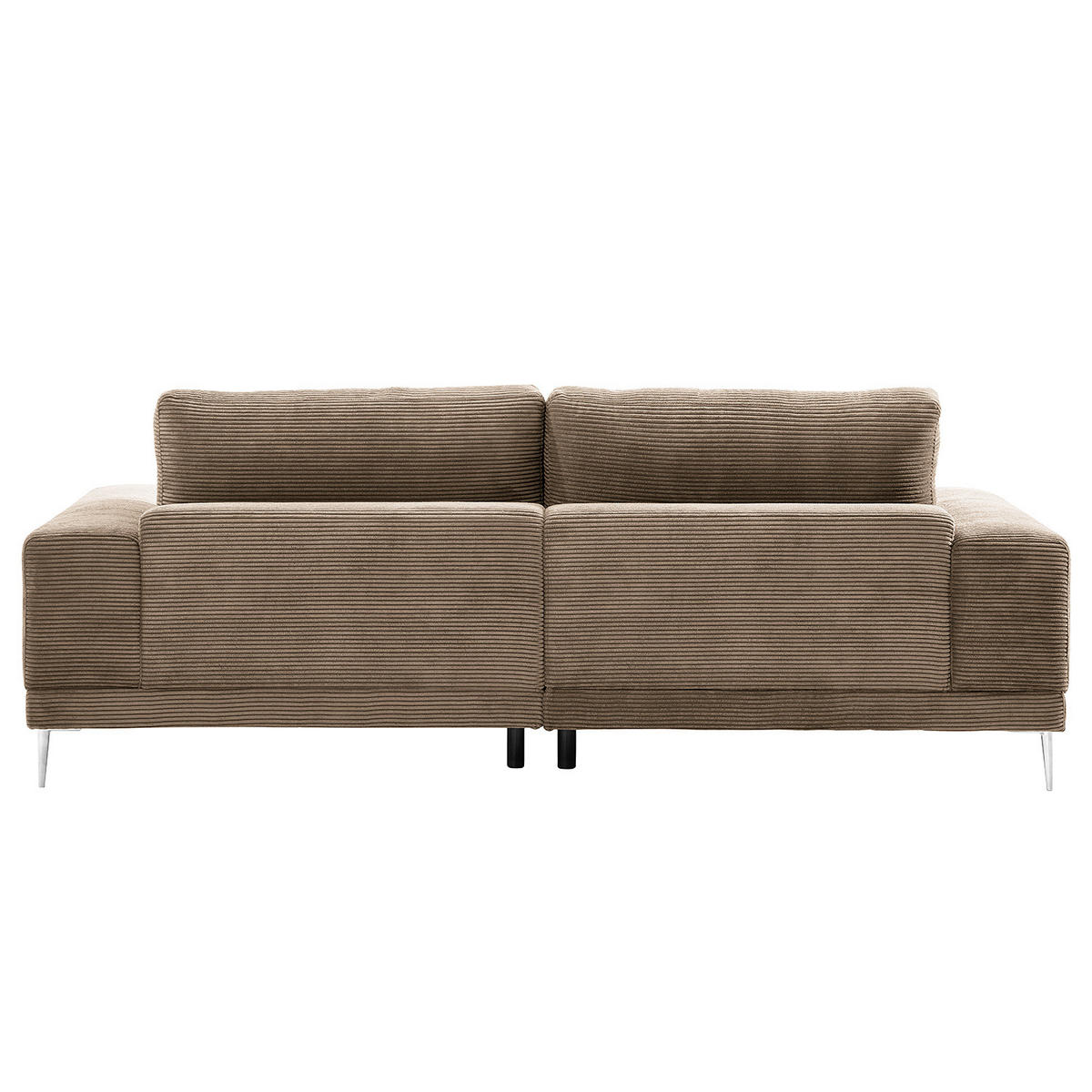 3-SITZER SOFA - Taupe, Textil (243/92/103cm) - home24