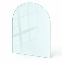 GLASPLATTE für Kamin transparent 80x70 cm - Transparent, Glas (80/70/0.4cm) - TULUP