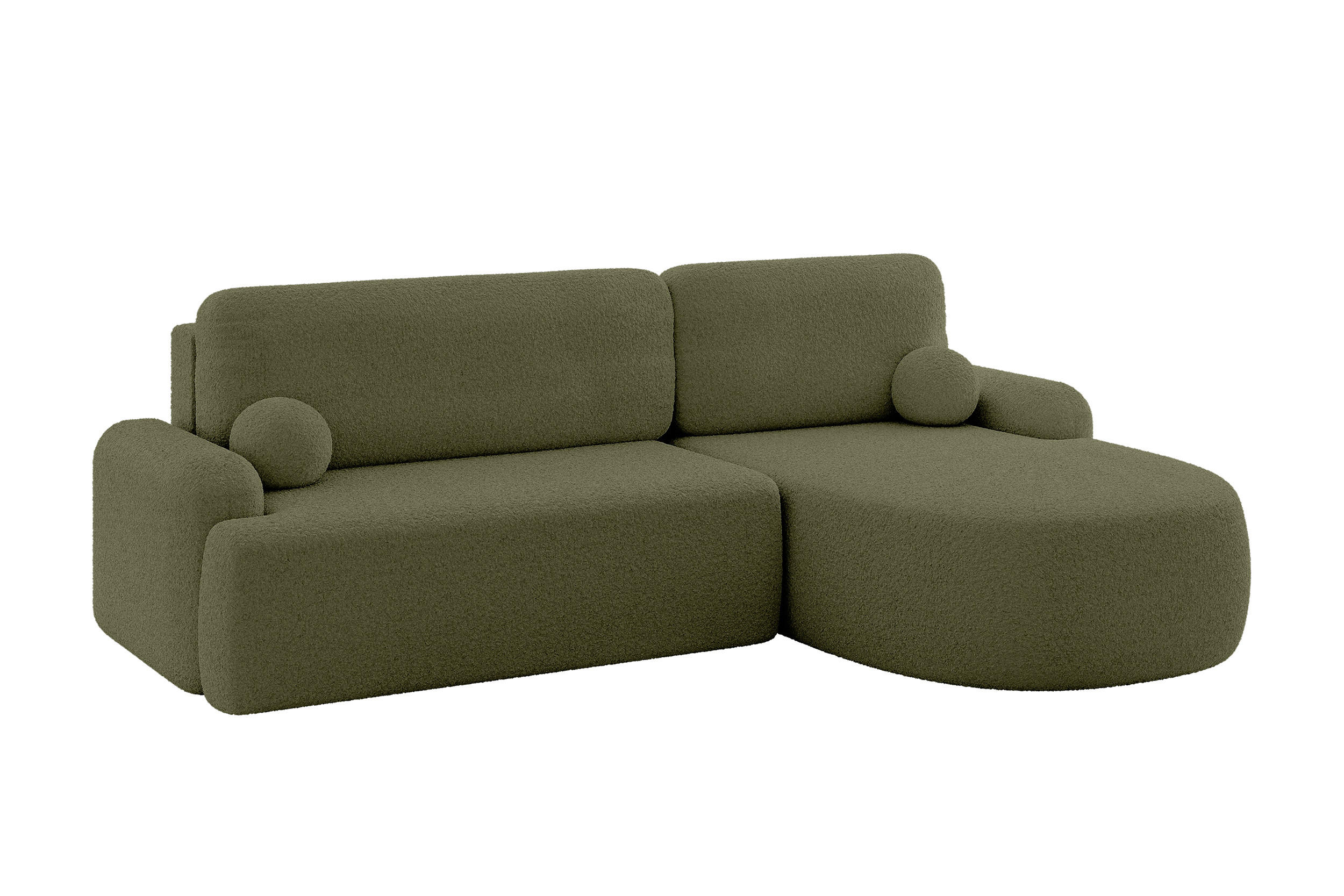 Altdecor Ecksofa Grün 264x172 cm