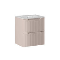WASCHTISCH 50cm Riva Kaschmir - Beige, Holzwerkstoff (50/57/40cm) - Petits-meubles