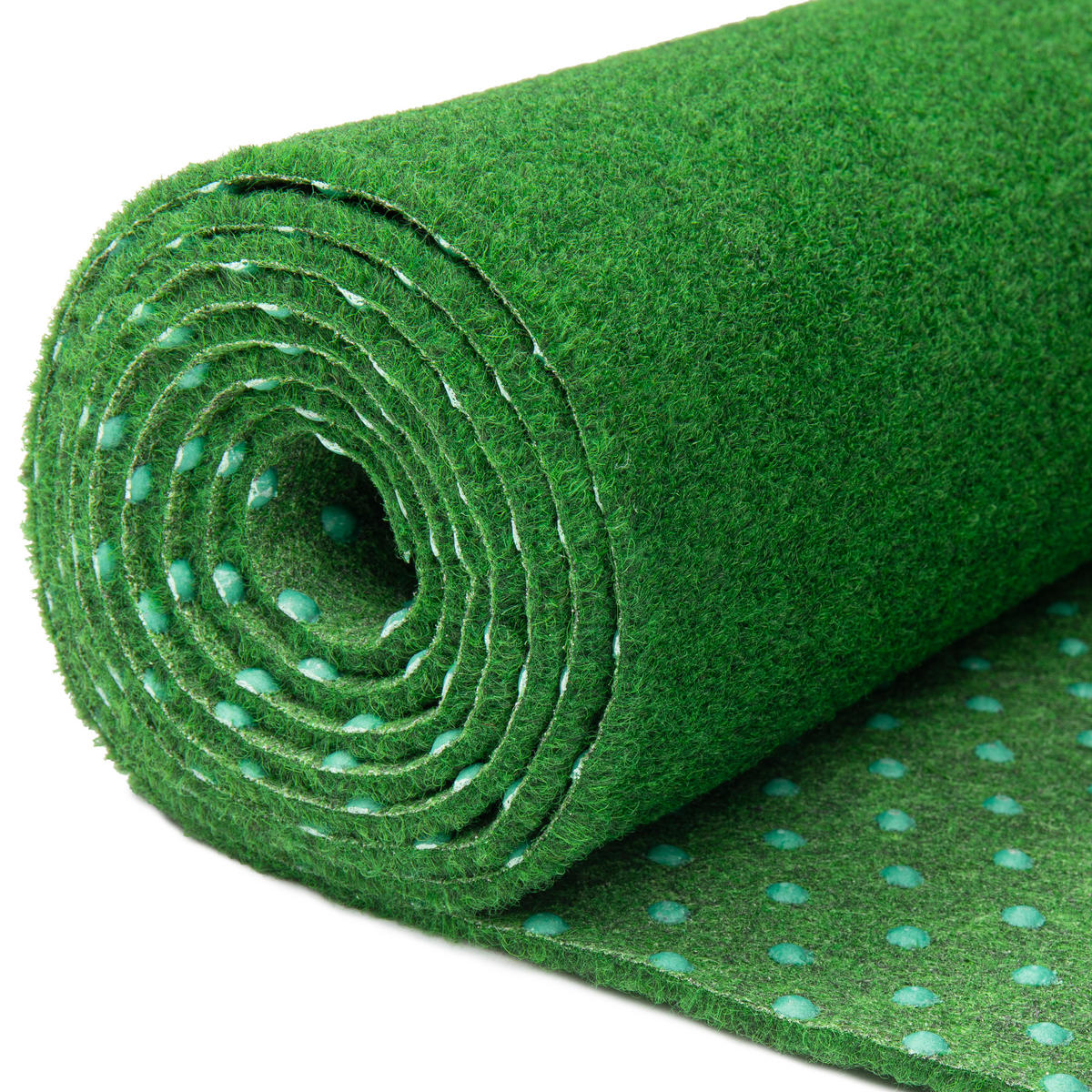 KUNSTRASEN Magic Forest 6,5 mm – Rasenteppich für Balkon, Terrasse & Garten, wetterfest 200/1300 cm - Dunkelgrün, Textil (200/1300cm) - Tapiso