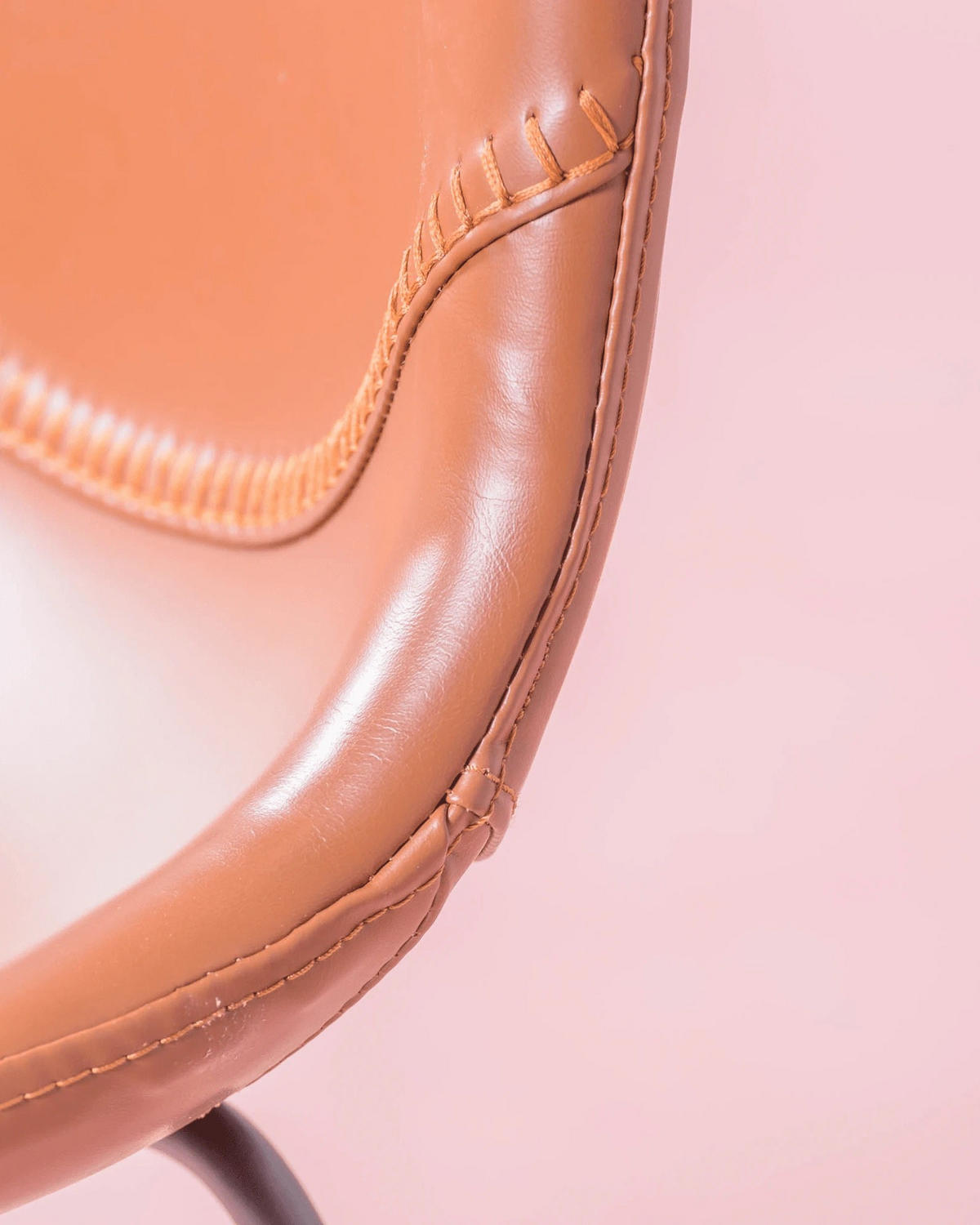 STÜHL-SET 2 Stück Kunstleder, Leder Orange - Orange, Textil (49/82/52cm) - Nest Dream