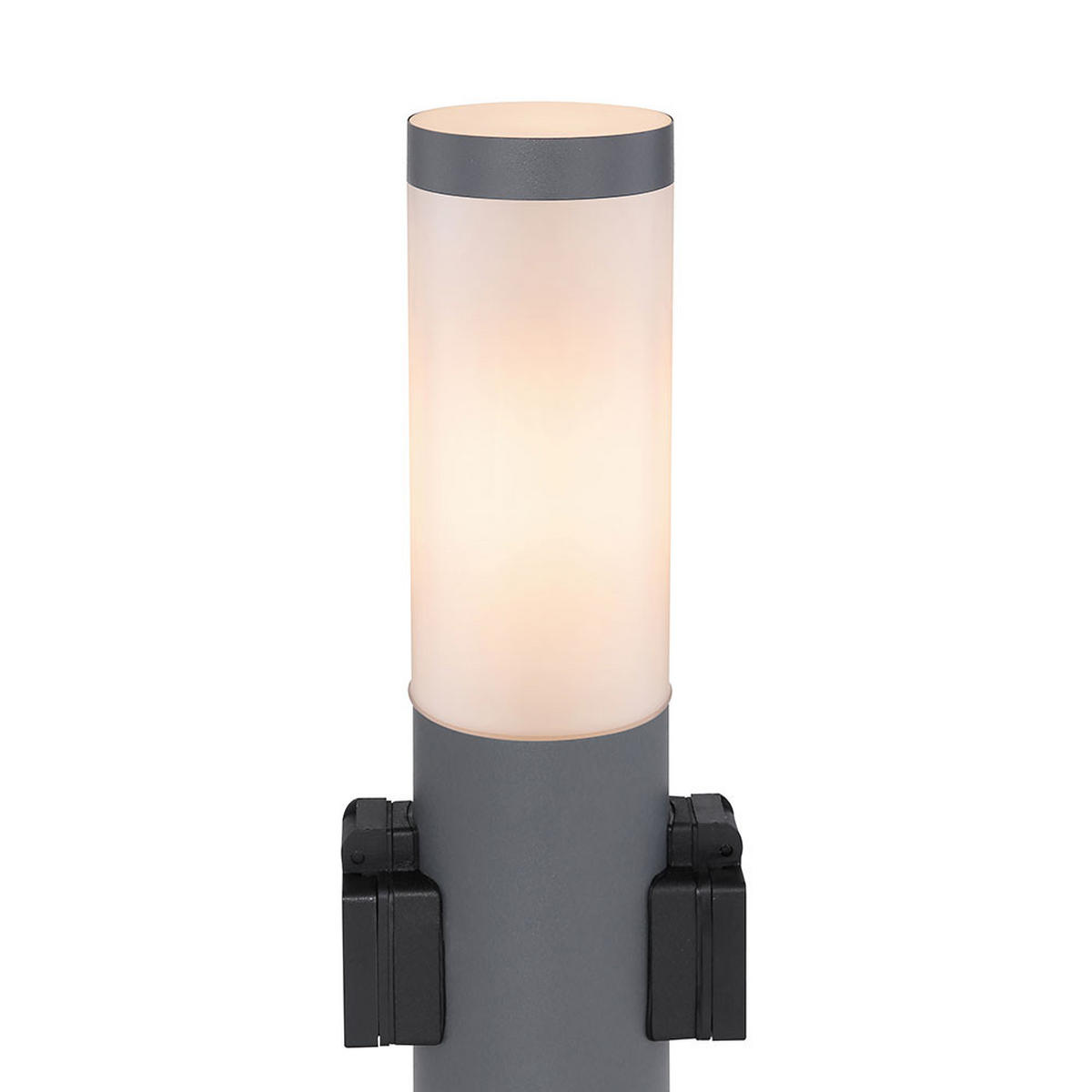 LED WEGELEUCHTE Edelstahl Anthrazit BOSTON - Anthrazit, Metall (12.7/12.7/45cm)