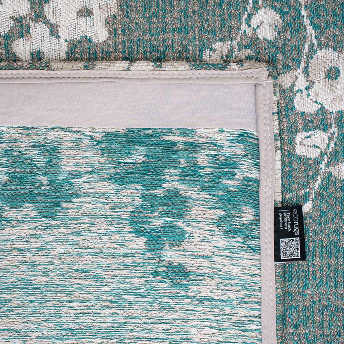 TEPPICH Lake Blue Sakura 80/150 cm - Blau, Kunststoff/Textil (80/150cm) - Louis De Poortere