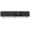 TV-SCHRANK Bello Schwarz 175 cm - Schwarz, Holzwerkstoff (175/43.5/31.3cm) - Selsey