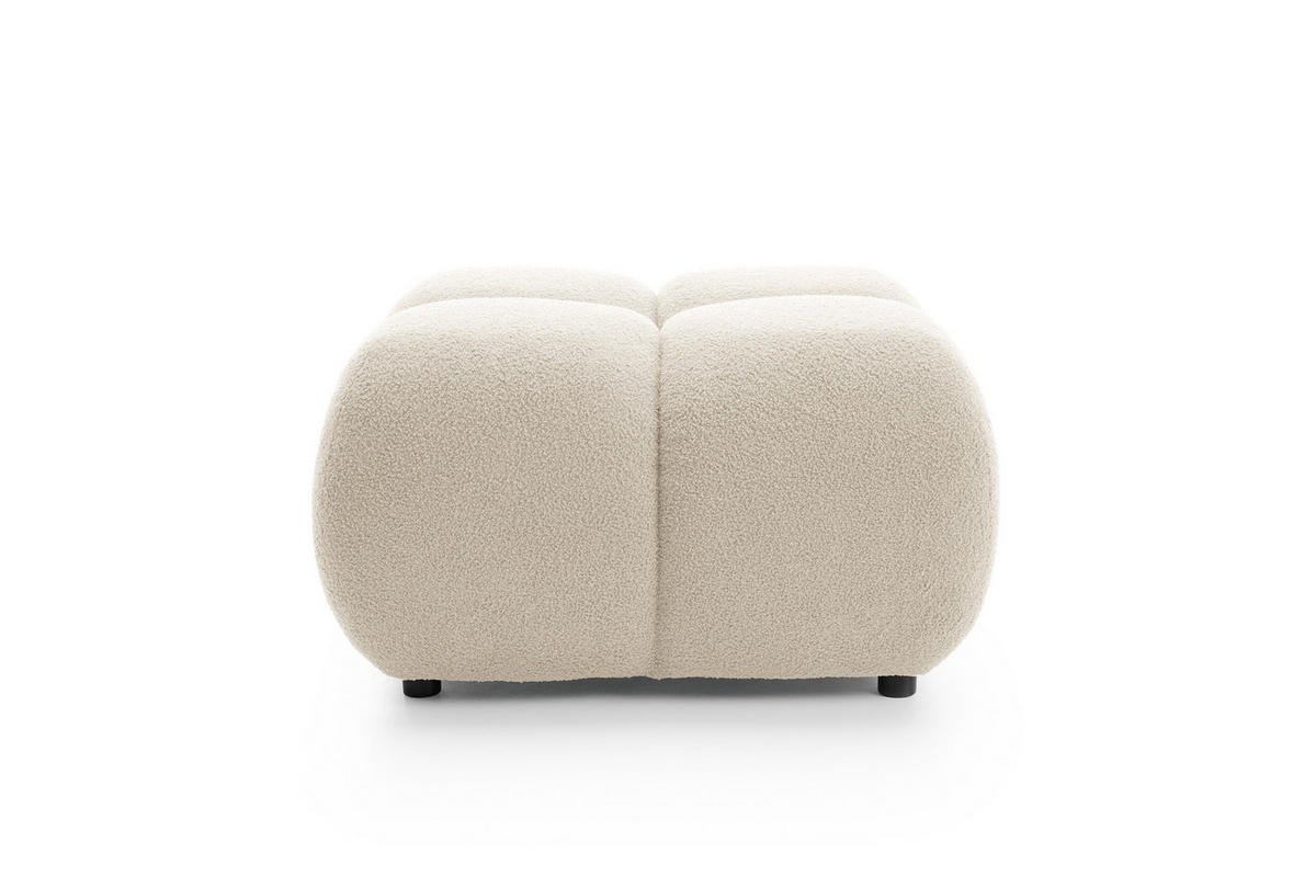 POLSTERHOCKER DUCA Modern Sitzhocker, Fußhocker Beige - Beige, Holzwerkstoff/Kunststoff (72/43.5/72cm) - MASSENO