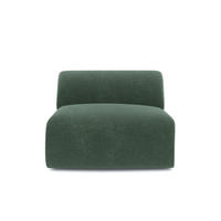 SESSEL Texturierter Samt Smaragdgrün 75cm - Smaragdgrün, Textil (75/67/97cm) - Sia Home