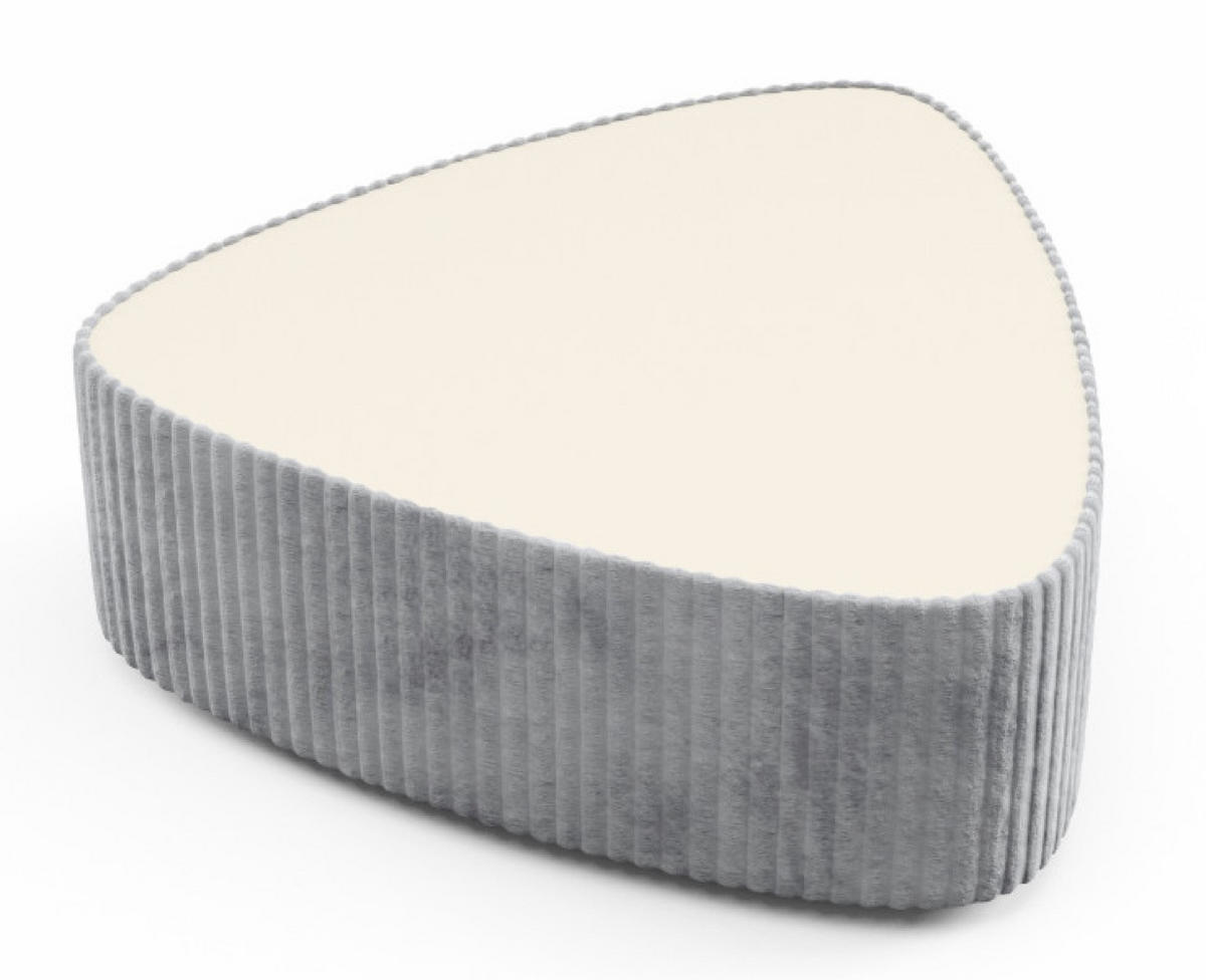 COUCHTISCH Hellgrau MIJA Gepolstert Tilia 1x1x42 cm - Grau, Holzwerkstoff (1/1/42cm) - Sepro Meble