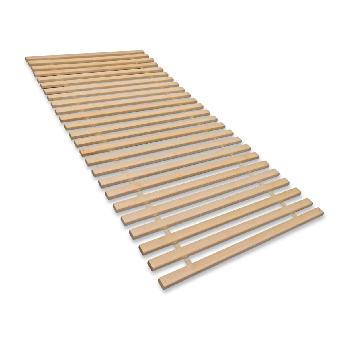 ROLLROST, Extra Stabil, Größe: 90x200 - Braun, Holz (90/200cm) - MaDeRa