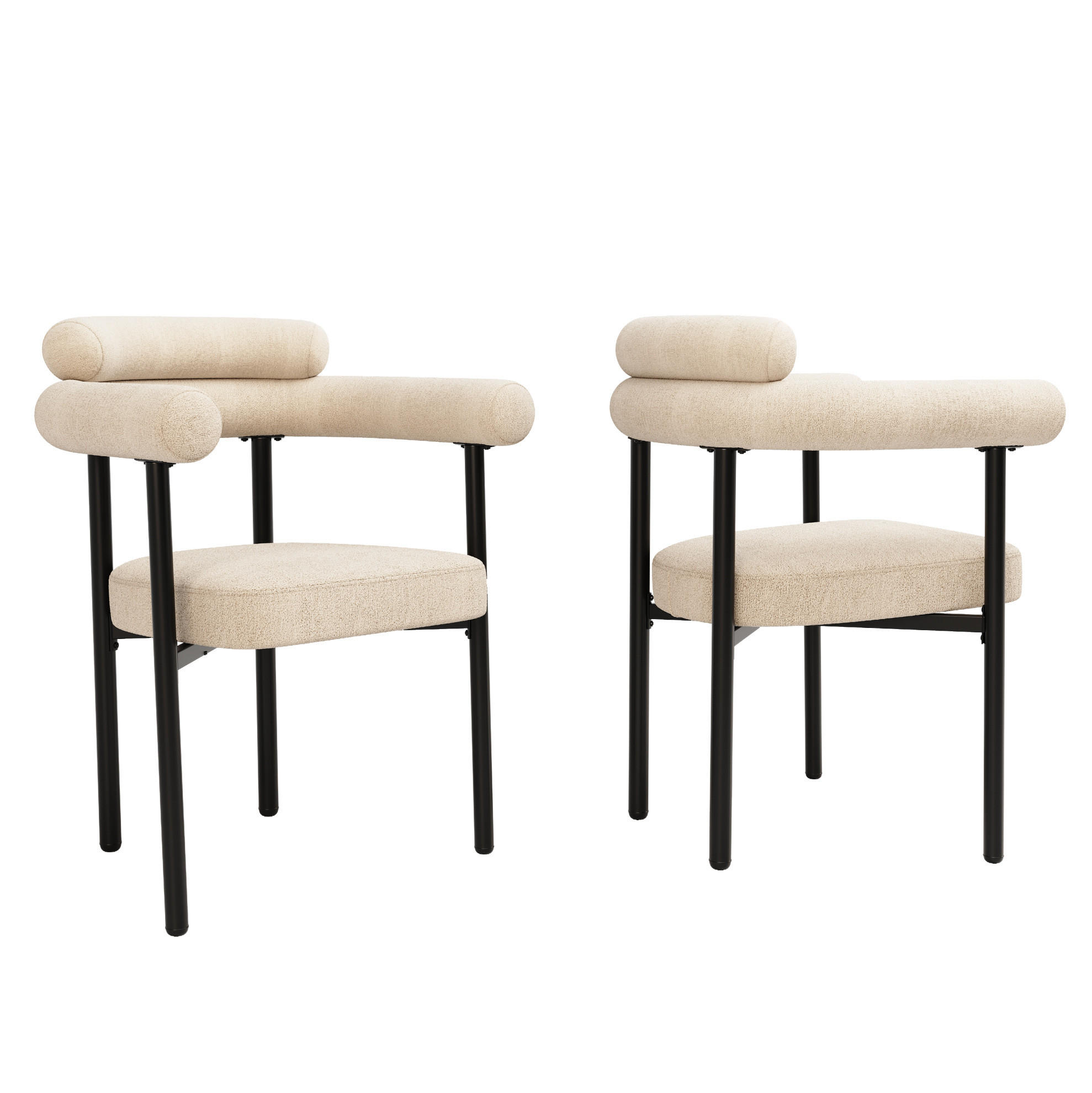 Meubliv Esszimmerstuhl Beige 62x84x70 cm