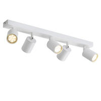 DECKENSTRAHLER Beben 59/9.5/6.5cm - Weiß, Metall (59/9.5/6.5cm) - ZMH