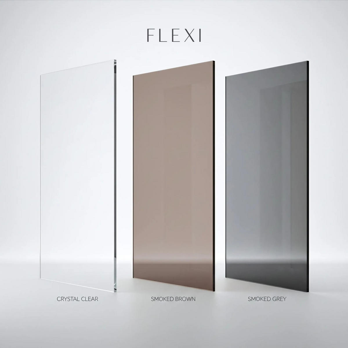 DUSCHWAND Rea Flexi Grey / Gold 100 - Goldfarben, Glas (120/100/195cm) - REA