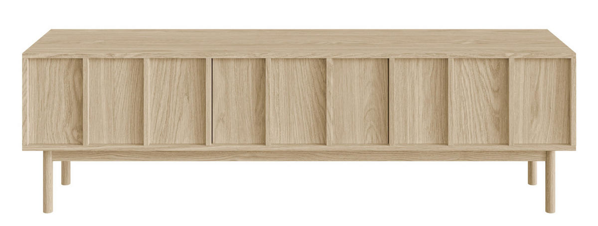 TV-LOWBOARD Neksto Eichenholzoptik 170 cm - Beige, Holz/Holzwerkstoff (170/50/40cm) - Selsey