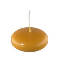 SCHWIMMKERZEN Honig 32 x Ø 80 mm, 8 Stück - Honig, Paraffin (8/3.2/3.2cm) - Kopschitz Kerzen