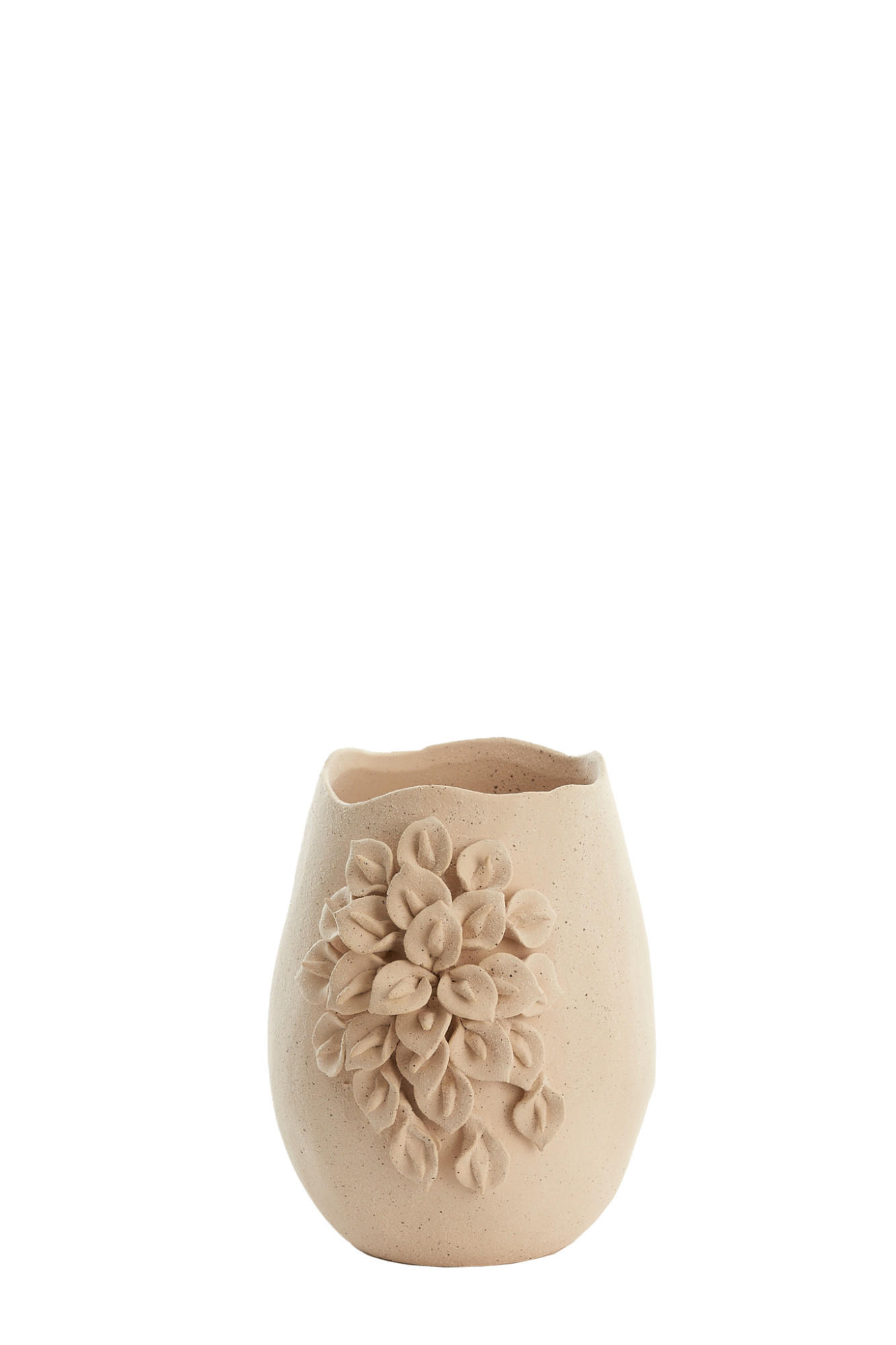VASE Amiata Weiß 23/20,5/26 cm - Weiß, Keramik (26cm) - Light & Living