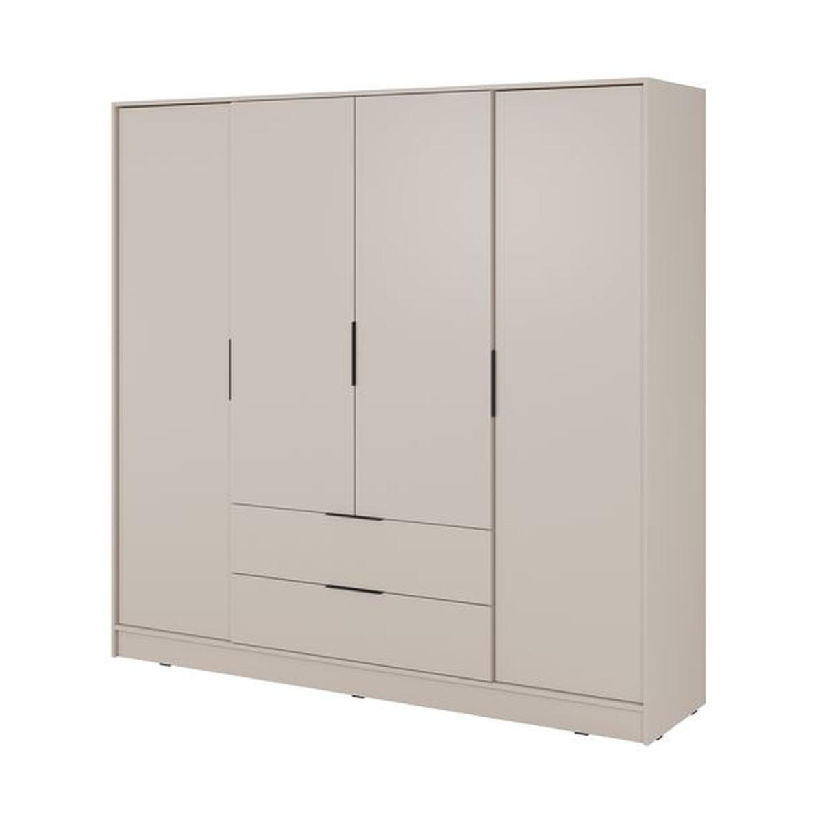 KLEIDERSCHRANK – 206 cm – Kelly – Kaschmir - Kaschmir, Holzwerkstoff (206/200/51cm) - hi-markt