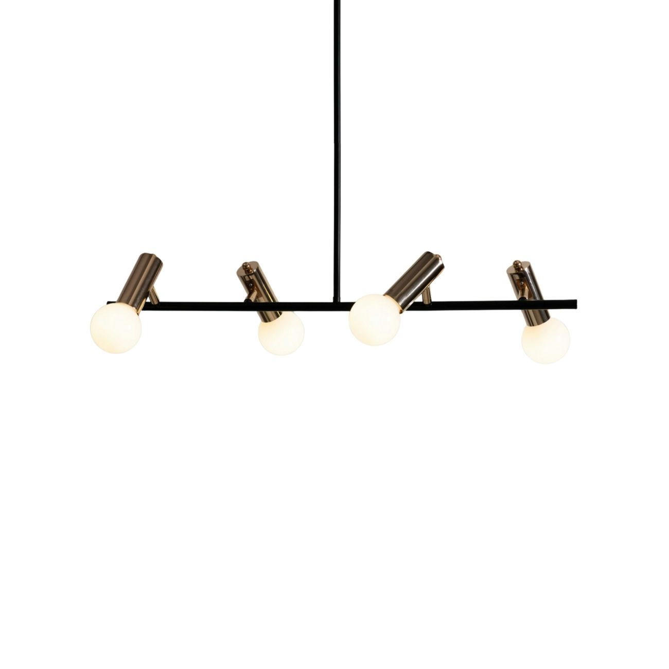 HÄNGELEUCHTE Mady, Schwarz und gold, 81.5cm - Goldfarben, Glas (81.5/81.5/64cm) - KOSILUM